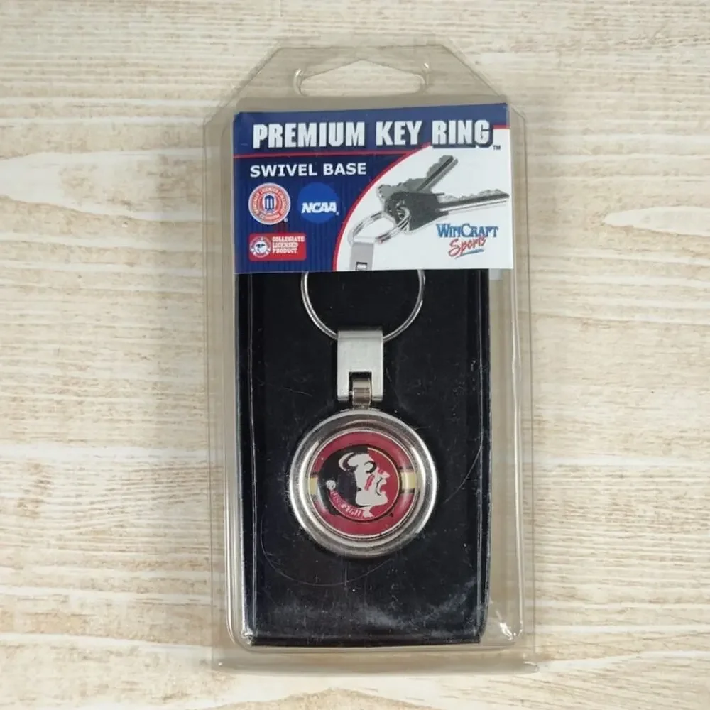 Florida State Seminoles WinCraft Premium Swivel Key Ring Keychain NCAA Gift